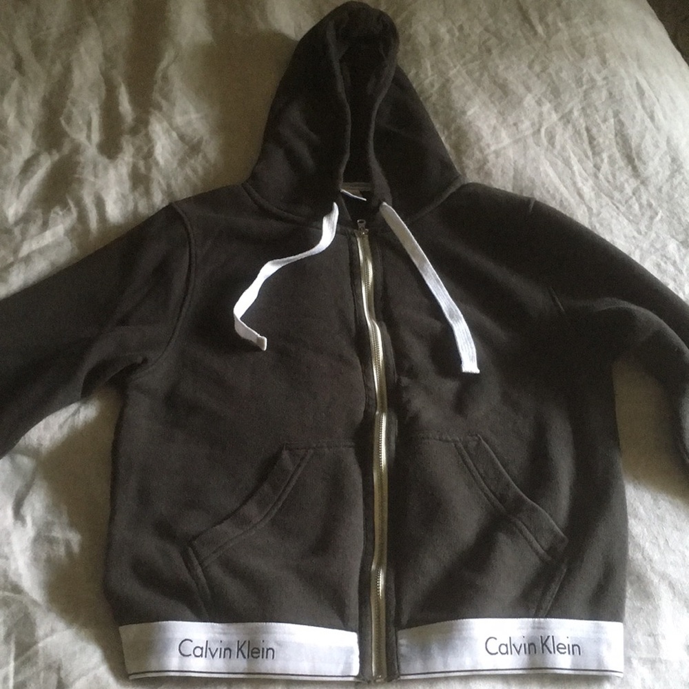 Calvin Klein Logo Hoodie Size Small